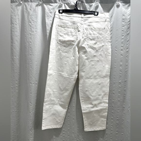 INCDENIM White Embellished Jeans NWOT - Picture 2 of 4